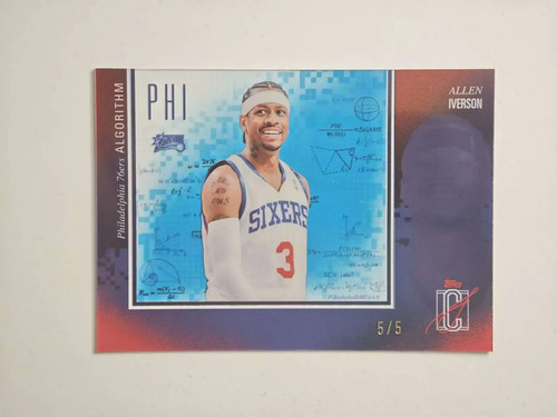 2025 Topps Signature Allen Iverson Blue (RAW)