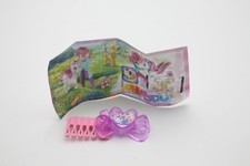 Kinder Sorpresa il Mondo degli Unicorni pettine e fiocco rosa con cartina