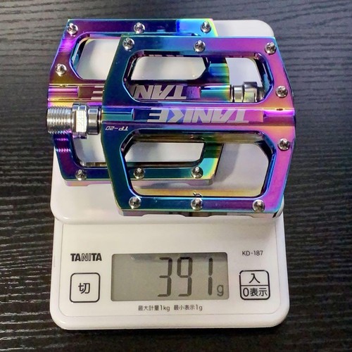 Tanke Flat Pedal Oil Slick Color Bicycle - Picture 5 of 7