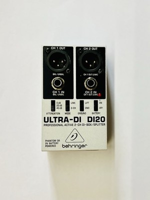 Behringer DI20 ULTRA-DI Professional Active 2 Kanal DI-Box/Splitter