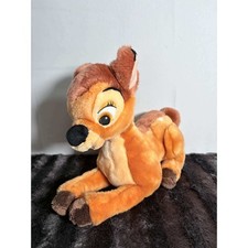 Disney Store Exclusive Bambi Plush Stuffed Animal Classic Deer Gold Stamp