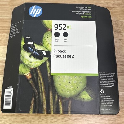 HP 952XL High Yield Black Original Ink Cartridge 2-Pack Dated 05/21 OEM