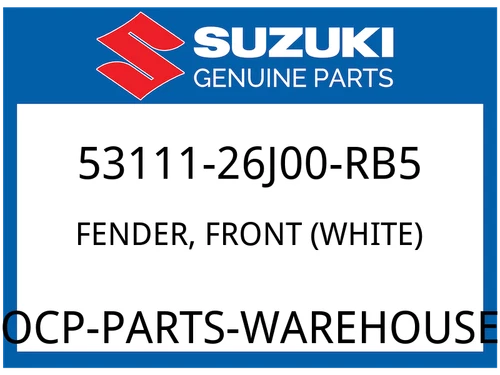 FENDER, FRONT (WHITE)