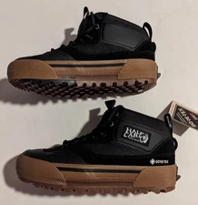Vans Half Cab MTE  Gore Tex  Winter  man black/gum  boots sz 7 Brand New