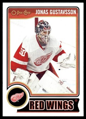 2014-15 O-Pee-Chee #65 Jonas Gustavsson Detroit Red Wings Hockey Card
