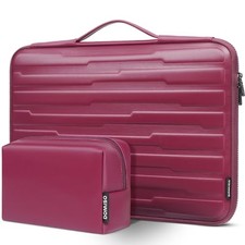 Laptop Sleeve Case Water-Resistant Shockproof Notebook Case Bag 17.3 inch Wine