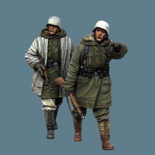 1/35 German Soldiers Commanders RESIN FIGURE MODEL KIT Unassembled Unpainted NEW