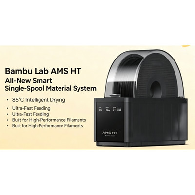 Bambu Lab AMS HT Automatic Material System for 3D Printers, Smart Home Use