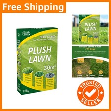 1.2kg Plush Lawn Grass Seed Mix - Fast Results & 30m² Coverage for Restoration 14.16 per kilo