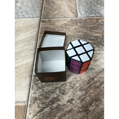 Vintage Octagonal Prism 3x3 Twist Puzzle Multicolor Logic Cube with Box