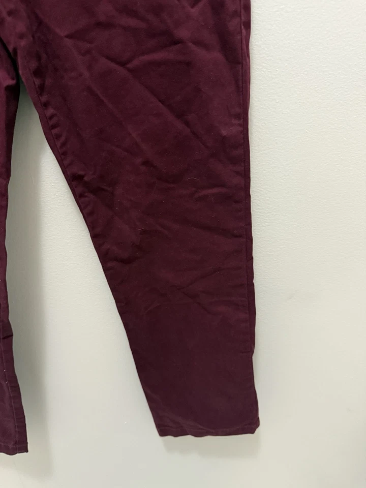 Polo Ralph Lauren Boys Burgundy Cotton Stretch Chino Pants – Size 12 - Image 3 of 4