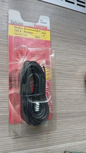 Hama Modem-Anschlusskabel 10 m – Telekom, Modell 00044863