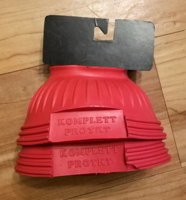 Horze Double Closure No Turn Rubber Bell Boots