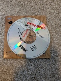 Sega Saturn MK-80000A Console Bundle 1 Controller Cables 1 Sampler Tested Works