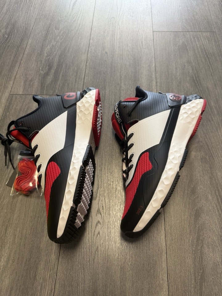 G/Fore GFORE MG4+ Mid Top Golf Shoes Lava Red White GMF000029 Size 9 ...