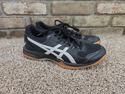 ASICS GEL-Rocket 9 Volleyball Shoes Womans Sz 8.5 Black 1072A034 Indoor Court