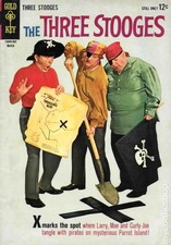 Three Stooges #16 VG 1964 Stock Image Low Grade