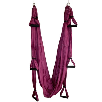 Anti-Gravity Yoga Hammock & Inversion Strap Strength, Stretch, and Decompression