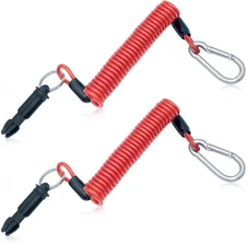 2pcs Trailer Breakaway Cable, 6ft Trailer Emergency Brake Cable, RV Breakaway Ca