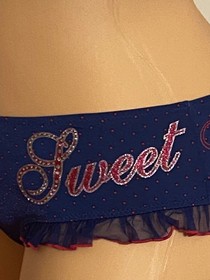 Victoria's Secret Rare 2008 Vintage Sexy Little Things Sweet Cheeky M Panty 