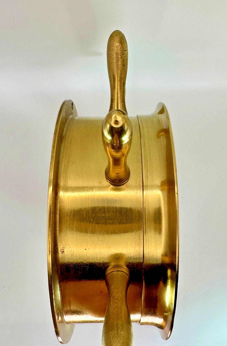 Chelsea Clock Co. Brass Ship’s Wheel Clock – U.S. Maritime Commission – Nautical