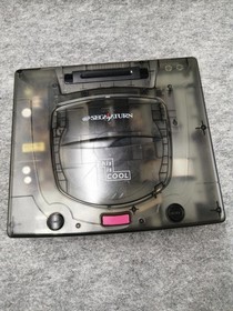 SEGA Saturn HST-0021 skeleton Clear black w/Controller from JAPAN