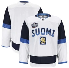 4 Nations Finland Fanatics Authentic Pro (FAP) On-Ice 2025 Jersey - Size 54