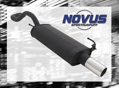 NOVUS Sportauspuff Gruppe N ESD 1x 76 mm für VW Polo 6N + 6N2