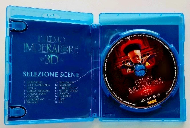 DVD FILM L'ULTIMO IMPERATORE LIMITED EDITITION 3D VERSIONE RESTAURATA IN 4K-3D - Immagine 3 di 4