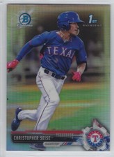 CHRISTOPHER SEISE 2017 Bowman Chrome Draft REF BDC-74 Rangers