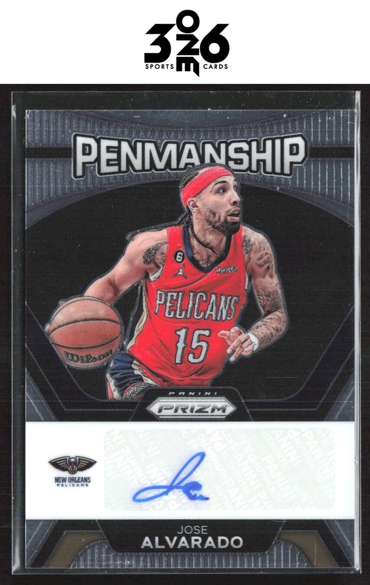 Jose Alvarado 2023-24 Panini Prizm Penmanship #PNM-ALV | eBay
