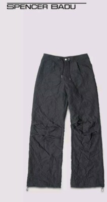 Spencer Badu Parachute Pants Black SBUSS24WTR31 Medium Brand New/Free Shipping!!