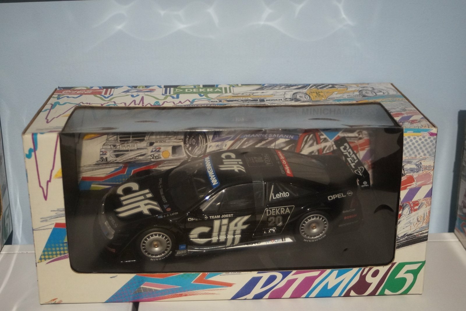 Minichamps Opel Calibra DTM 1995 J.J Lehto 20 Team Joest 1:18 180 954220