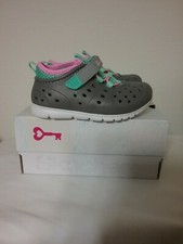 Skechers Sunny Jumps Casual Shoes Girls Toddler 7 Gray Pink New With BOX