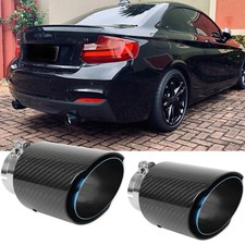 For 2 Series M235i F22 Coupe 2.5" in 3.5" Out Carbon Fiber Exhaust Tip Stainless