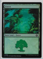 MTG Forest FOIL Lost Caverns of Ixalan (LCI) Basic Land Magic #0401 Unplayed