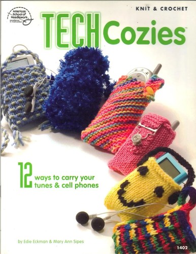 Tech Cozies - American School of Needlework Knit & Crochet Pattern Leaflet