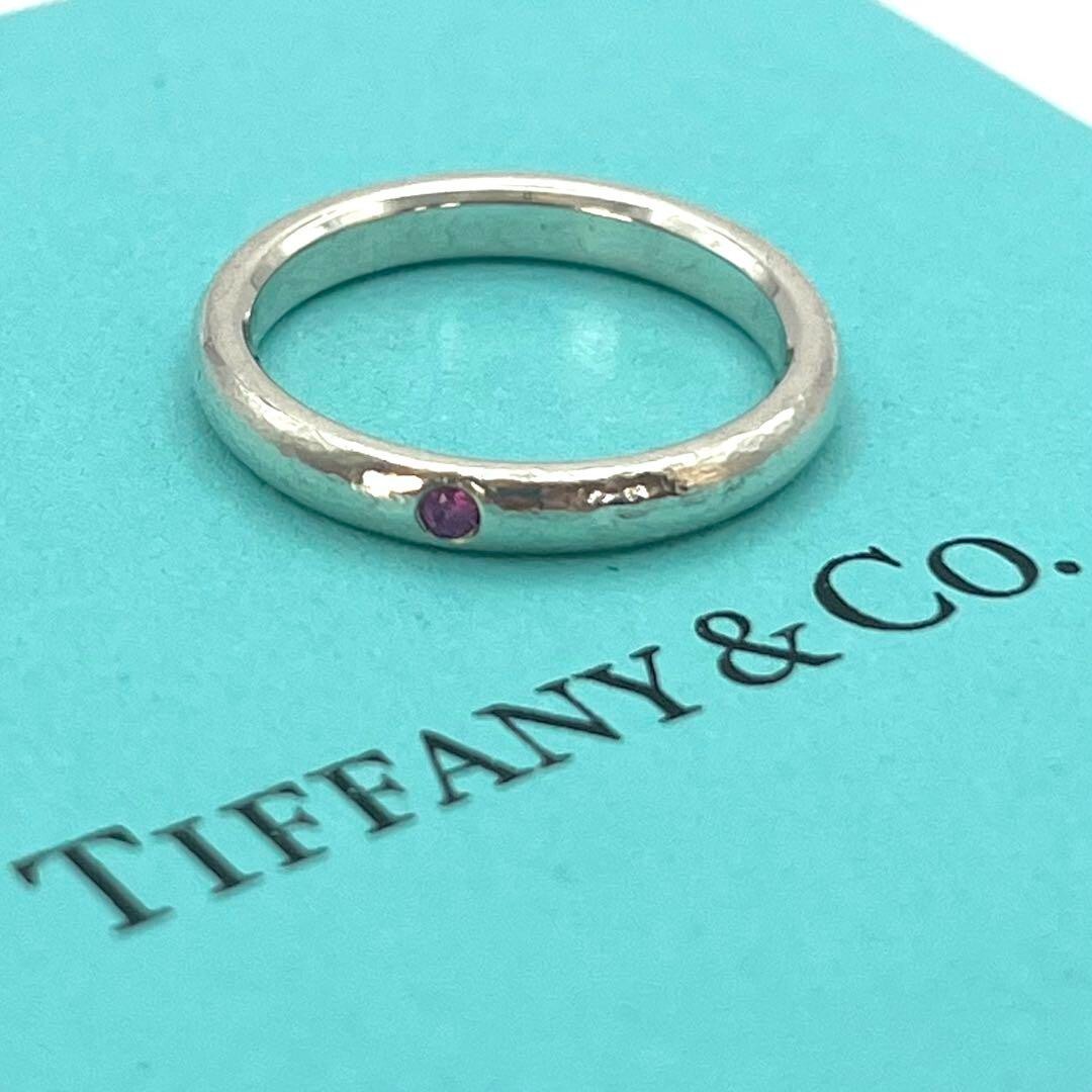 Tiffany & Co. Sterling Silver Elsa Peretti Stacking Ring Size US3 Tiffany & Co. Sterling Silver Elsa Peretti Stacking Ring Size US3