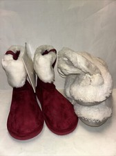 Two Pairs NEW with tags Boot Slippers Womens Size 5-6 Jessica Simpson Joe Boxe