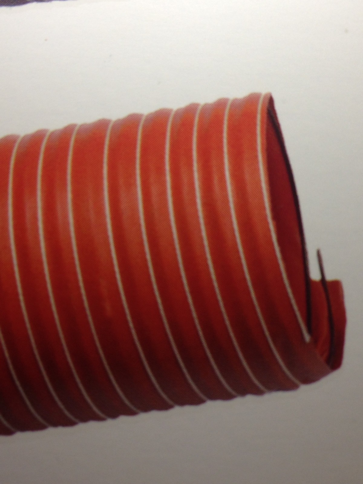 Tubo aspirazione/mandata alte temperature TT.VS1 in vetro/silicone da 4 metri