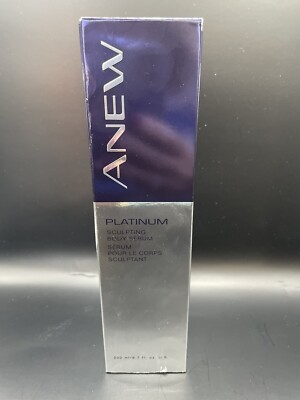 Avon Anew Platinum Sculpting Body Serum, new in box, contains 6.7 fl. oz.