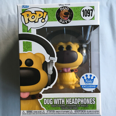 Dug Days Dug mit Kopfhörer 1097 Funko Pop! Vinyl Figur Pixar Exclusive ''NEU''
