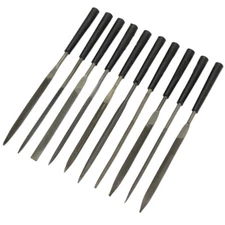 10 Pcs Metal Needles Files Sewing Sets at1014