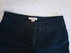 Janeville Wide Leg Cropped Capri Pants in Black, Women's Size 4P Petite — photo 2