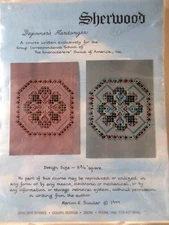 Vintage Sherwood Studio BEGINNER'S HARDANGER Pattern Marion Scoular