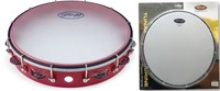 Stagg Tab-112p-rd - 12 Tuneable Plastic Tambourine W/1 Row Of Jingles - Red on sale Stagg Tab-112p-rd - 12 Tuneable Plastic Tambourine W/1 Row Of Jingles - Red on sale
