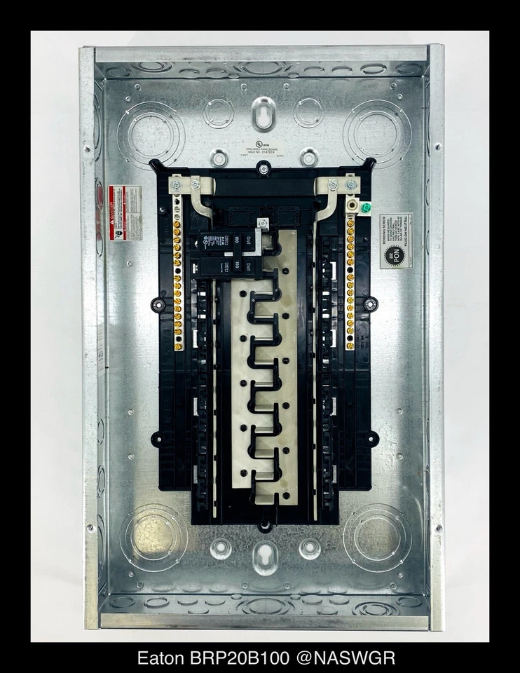 Eaton BRP20B100 Main Breaker Loadcenter - 100A/240V/N1 - Unused - Image 3 of 4