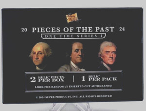 2024 PIECES THE PAST ONE TIME EDITION  SERIES FACTORY SEALED BOX - 2 RELICS L1
