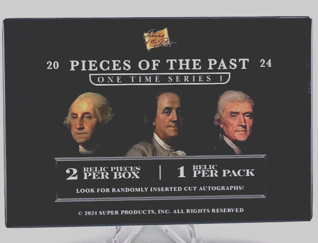 2024 PIECES THE PAST ONE TIME EDITION  SERIES FACTORY SEALED BOX - 2 RELICS L1