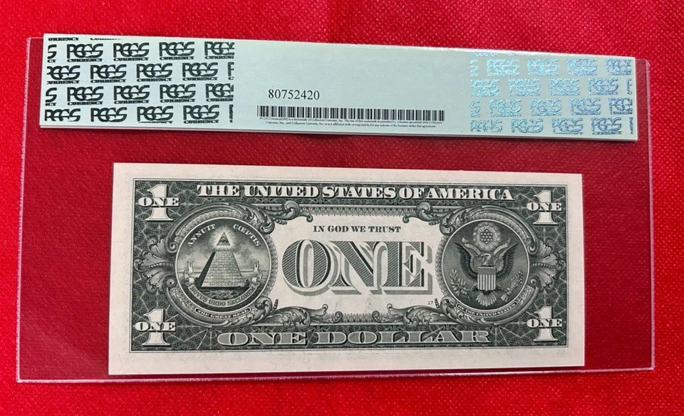 FR 1916K 1988A $1 FW FEDERAL RESERVE NOTE PCGS CURRENCY 64PPQ VERY CHOICE NEW  - Image 2 of 2